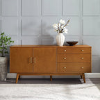 Manor Park 3-Drawer 2-Door Acorn Sideboard - Vincent