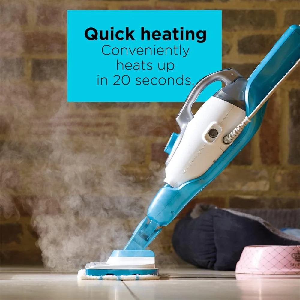7-in-1 Steam Mop With Steam Gloves And Handheld Steam Device - 1300 Watts