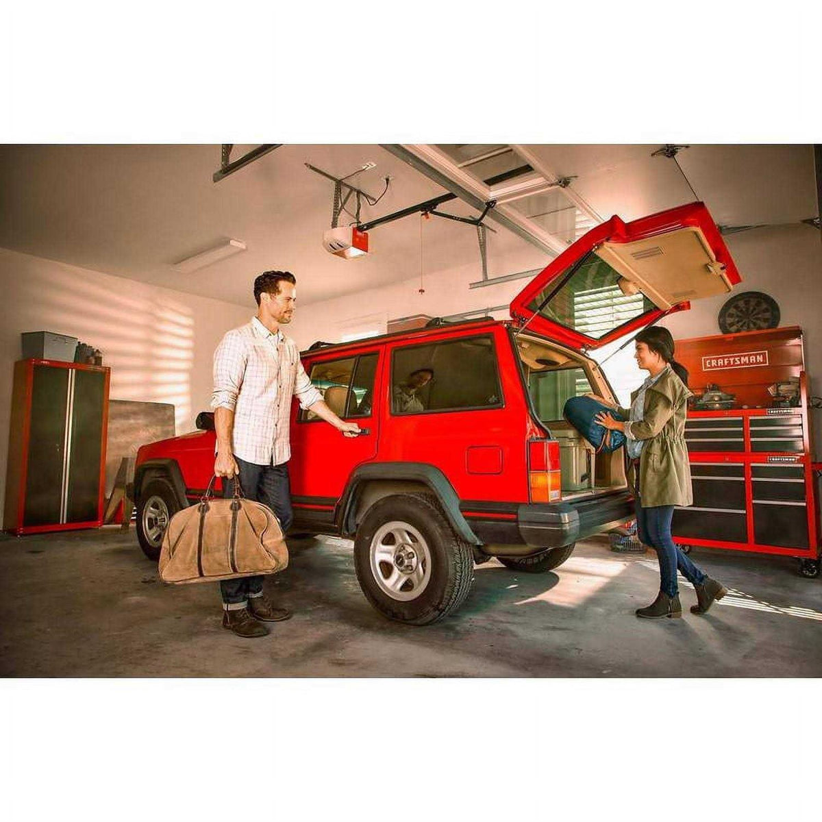 Craftsman 1/2 HP Chain Drive Garage Door Opener For 7-ft Garage Doors
