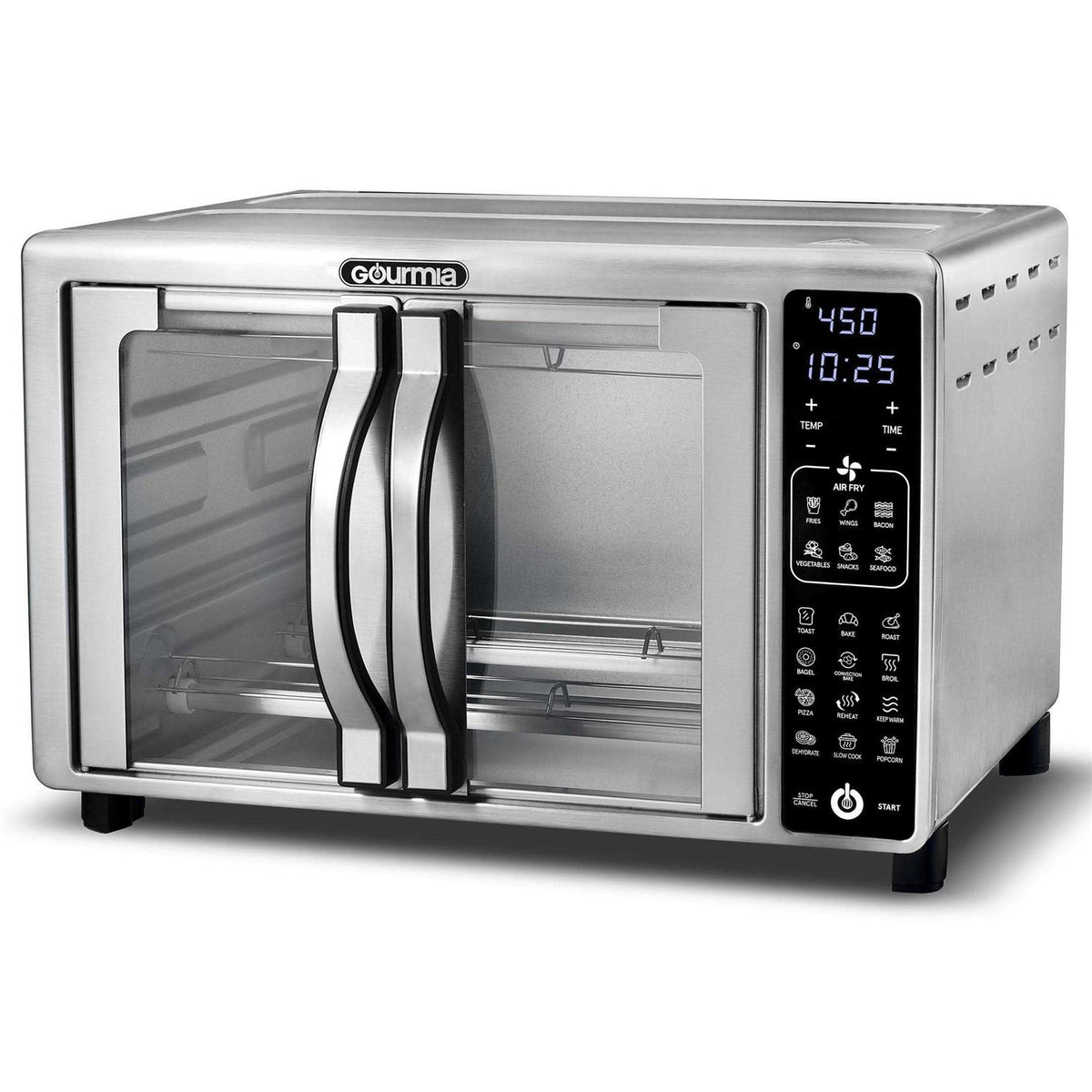 Gourmia Digital Air Fryer Toaster Oven With Single-Pull French Doors - GTF2448