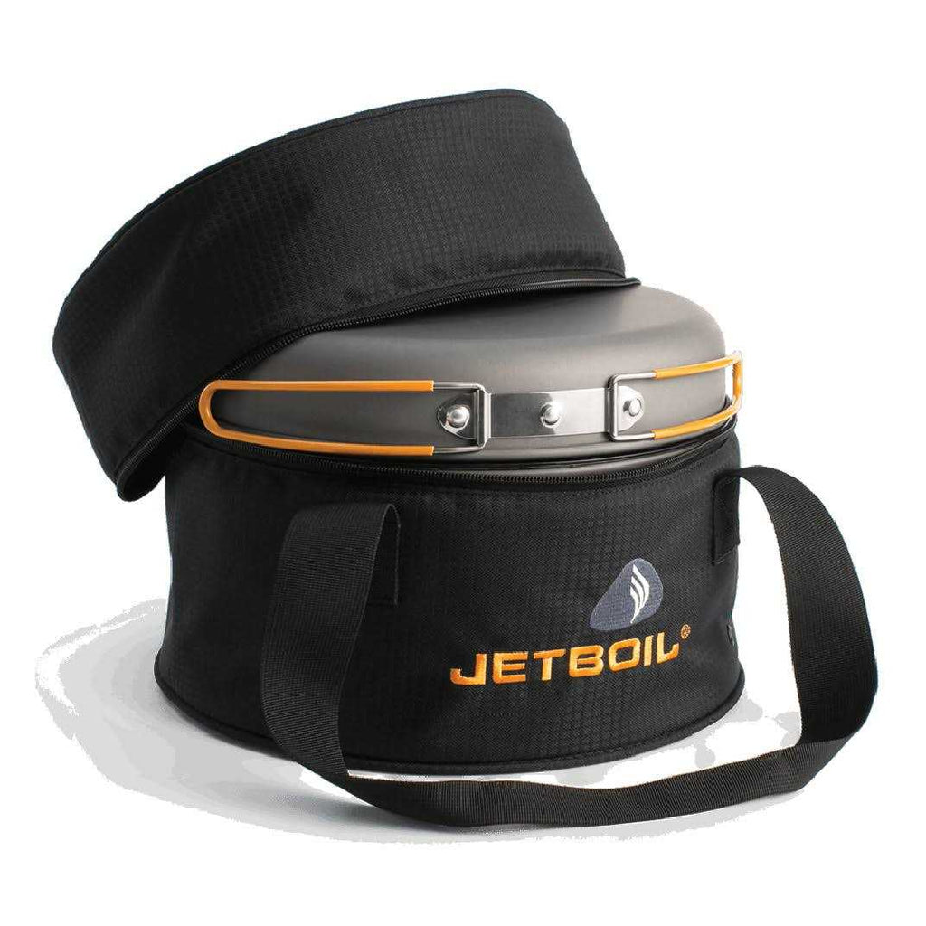 Jetboil Genesis Base Camp 2 Burner Stove System, 5-Liter Pot And 10-Inch Fry Pan