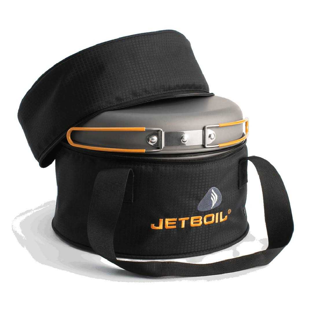 Jetboil Genesis Base Camp 2 Burner Stove System, 5-Liter Pot And 10-Inch Fry Pan