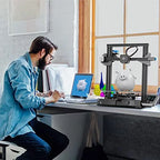 Creality Ender 3 V2 3D Printer, 220x220x250mm, Aluminum, Black - Ender 3 V2