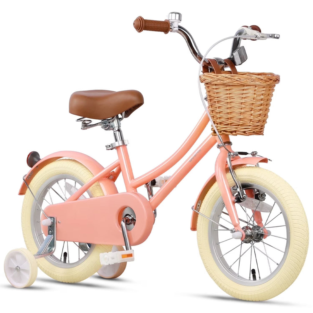 Glerc Girls' Kids' Bike, 12 inch, Pink, Ages 2-4 Years - Little Molly