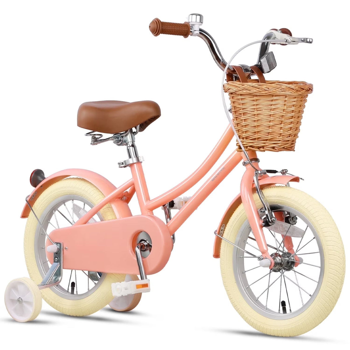 Glerc Girls' Kids' Bike, 12 inch, Pink, Ages 2-4 Years - Little Molly