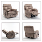 Large Electric Power Lift Recliner With Heat, Massage, Hidden Cup Holder - 40.94W x 38.19D x 42.52H