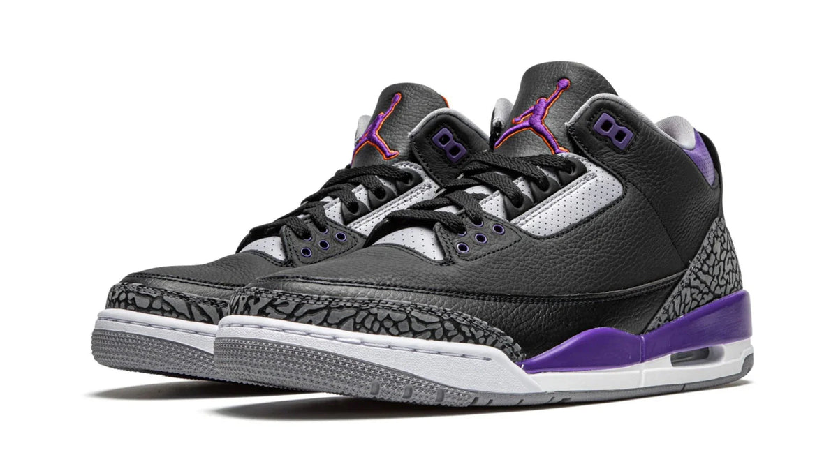 Jordan Brand Air Jordan 3 Retro Court Purple Sneakers