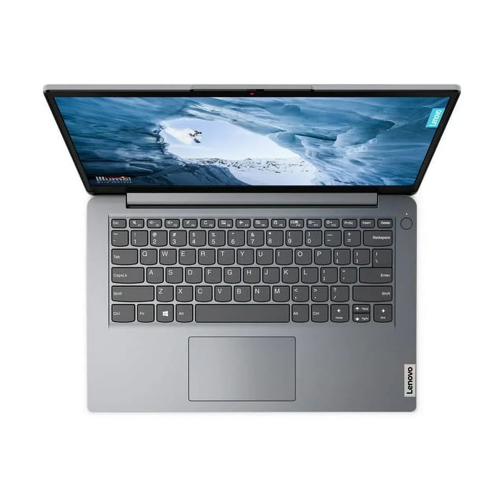 Lenovo IdeaPad 1i 14.0in Laptop, Intel Celeron N4020, 4GB RAM, 64GB eMMC Storage, Cloud Grey - Windows 11 In S Mode