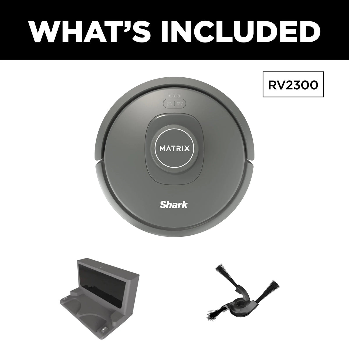 Shark Matrix Robot Vacuum for Carpets and Hard Floors - RV2300