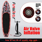 FunWater Inflatable Stand Up Paddle Board, 11 ft x 32 in x 6 in - SUP Paddle Accessories