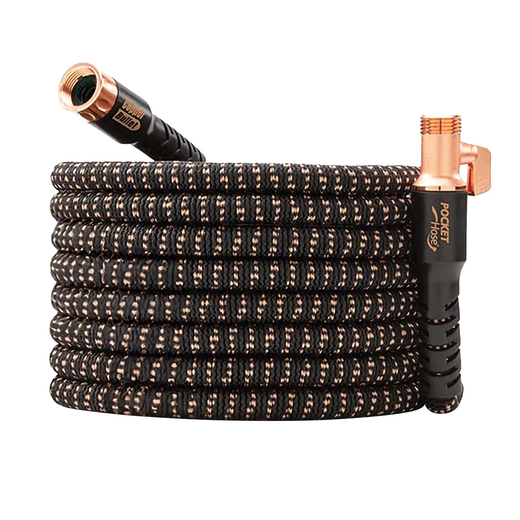 Copper Bullet By Pocket Hose 3/4 inch Ultra-Light 100 ft Expandable Garden Hose With Spray Nozzle