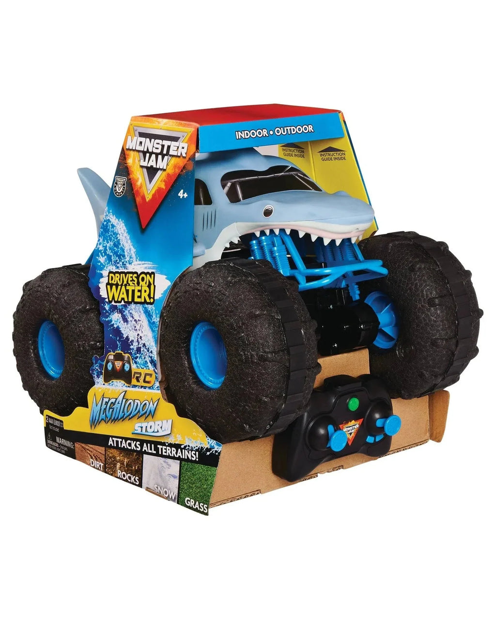 Monster Jam Megalodon Storm All Terrain Remote Control Monster Truck