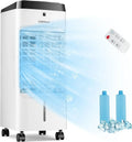 3-in-1 Evaporative Air Cooler With 3.5L Tank, 4 Speeds, Remote Control, 70 Degree Oscillation, 12H Timer