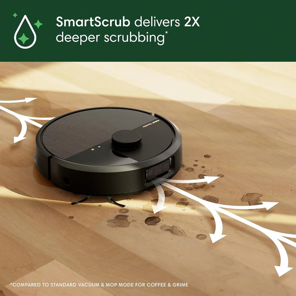 Roomba Robot Vacuum And Mop - AutoWash Dock, Black