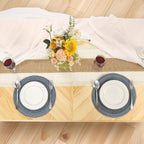 Folding Picnic Table With Table Runner, 60 in x 30 in, Wooden, Large Size For 6