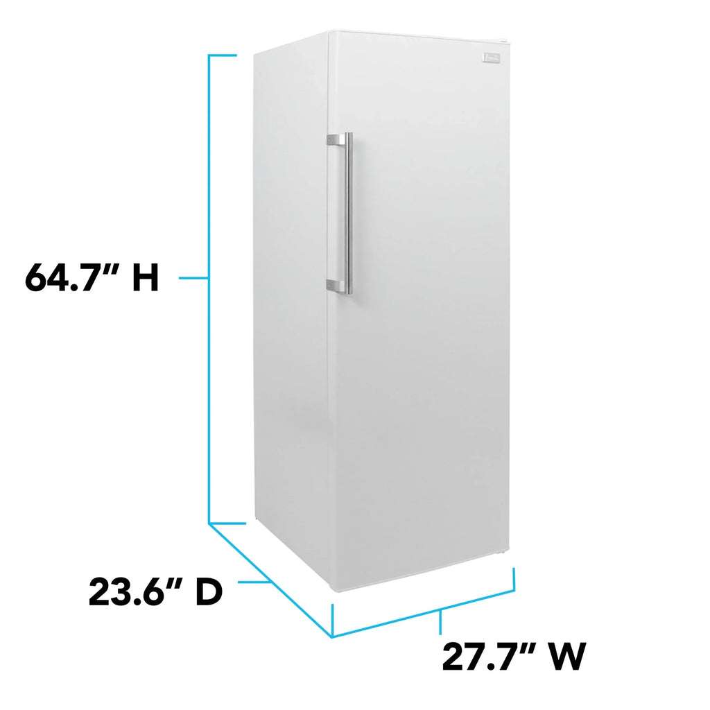 Avanti Vertical Freezer, 10.8 cu ft, White - AV1081VFK0W