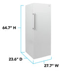 Avanti Vertical Freezer, 10.8 cu ft, White - AV1081VFK0W