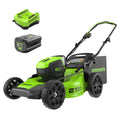 80V 21-Inch Brushless Cordless Lawn Mower With 4.0Ah Battery And Rapid Charger
