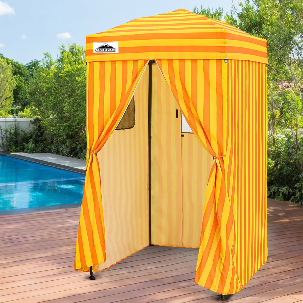 EAGLE PEAK Ultra Compact 4 ft x 4 ft Pop-Up Changing Room Canopy - Flex