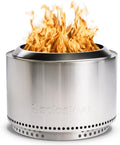 Solo Stove Wood Burning Smokeless Fire Pit, 27 Inch, Stainless Steel, 38 lbs - Yukon 2.0