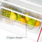 Insignia 4.5 Cu. Ft. Retro Mini Fridge With Top Freezer - NS-CFR45R3