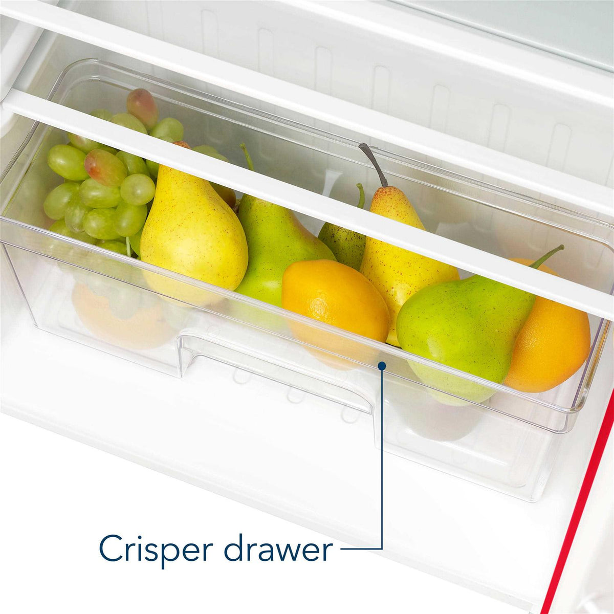 Insignia 4.5 Cu. Ft. Retro Mini Fridge With Top Freezer - NS-CFR45R3