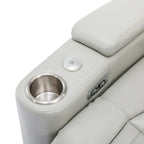 Power Home Theater Recliner Chair, 34.6 D x 38.2 W x 41.4 H, 110-160 Recline, 270 Swivel
