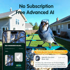 Humbirdy Smart Bird Feeder With Camera, 4K Ultra HD, Solar Powered, 2.4G/5G Wi-Fi