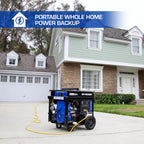 DuroMax 13,000-Watt Dual Fuel Portable Generator, Gasoline/Propane, Electric Start - XP13000EH
