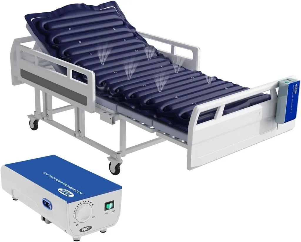 Alternating Air Pressure Mattress With Micro-Ventilation Holes And Electric Quiet Pump System