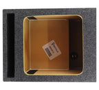 MTX 12in 500W RMS Square Car Audio Subwoofer Kit With Vented Enclosure - S6512-44