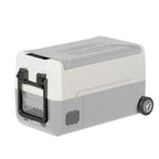 DISHUP Portable Car Refrigerator 12V, 53QT (50L), Dual Zone - Black