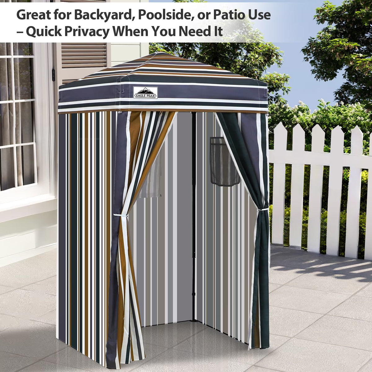 EAGLE PEAK Ultra Compact 4 ft x 4 ft Pop-Up Changing Room Canopy - Flex