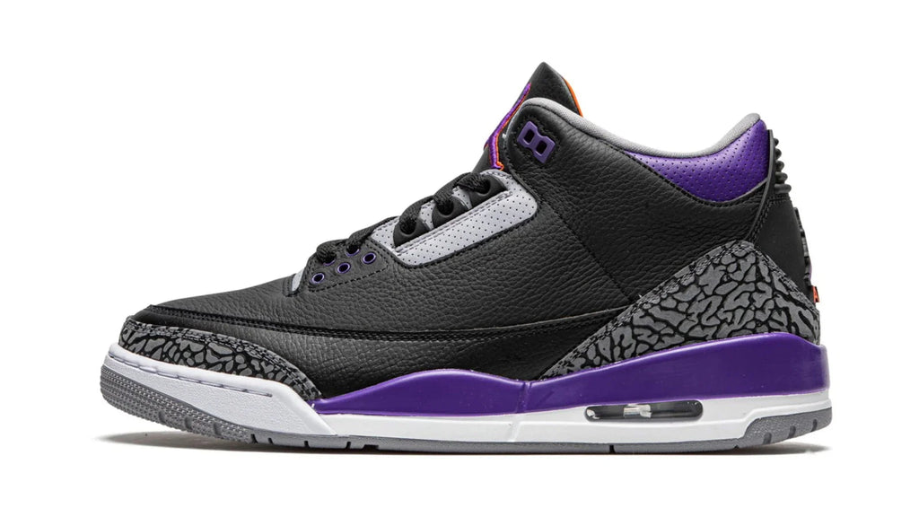 Jordan Brand Air Jordan 3 Retro Court Purple Sneakers