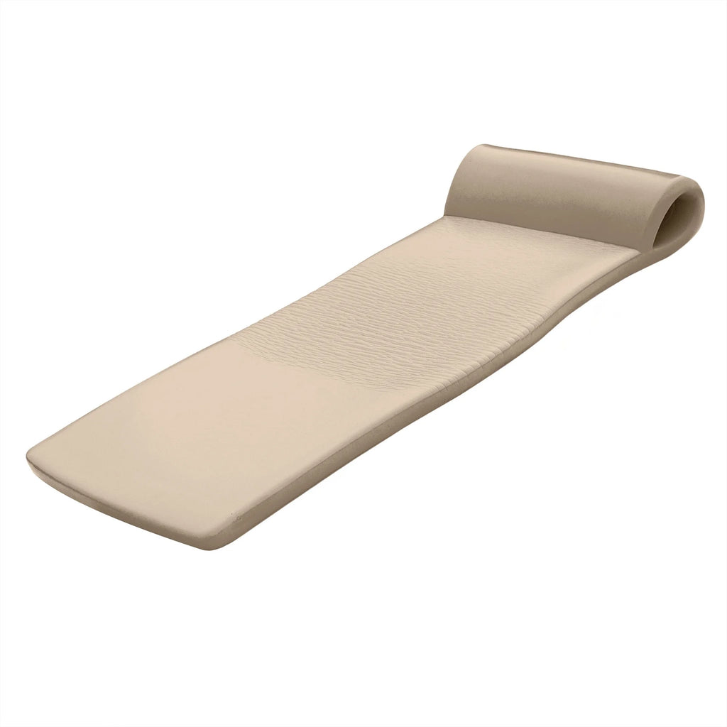 TRC Recreation Sunsation Foam Pool Float Lounger With Headrest, 1.75 in Thick, 2 Pack, Bronze