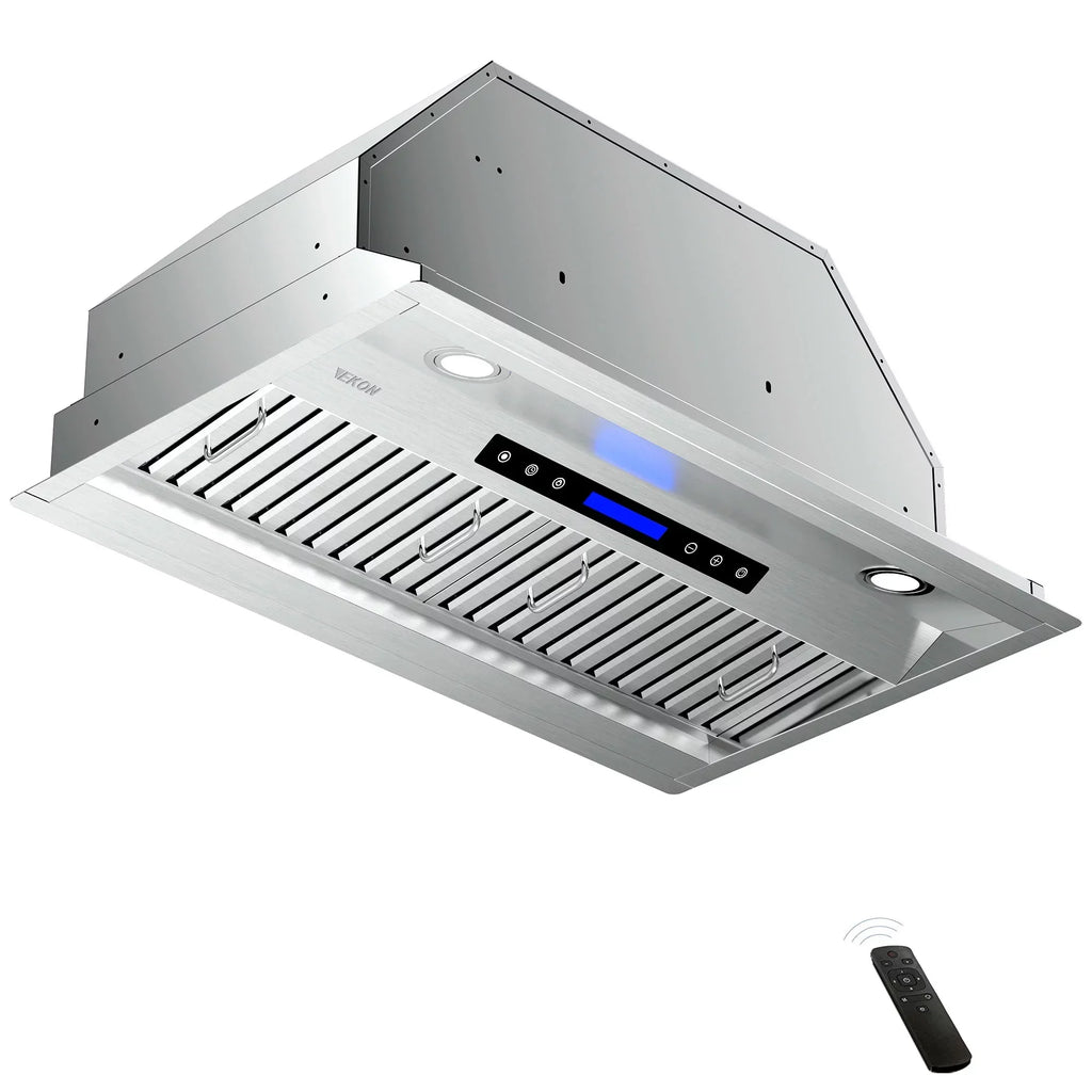 EKON Kitchen Expert 36 inch 900 CFM Convertible Insert Range Hood With Remote Control