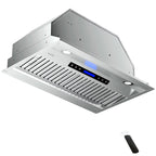 EKON Kitchen Expert 36 inch 900 CFM Convertible Insert Range Hood With Remote Control