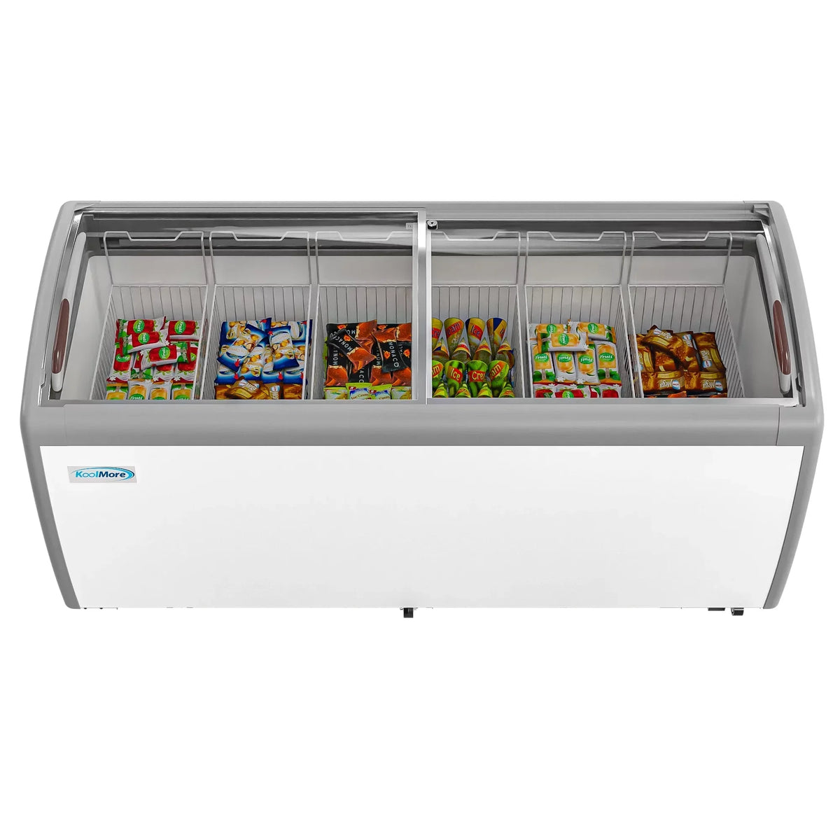 KoolMore Commercial Ice Cream Display Freezer, 71 in., 20 cu. ft.