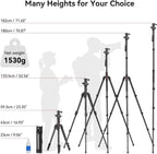71in Foldable Aluminum Camera Tripod And Monopod