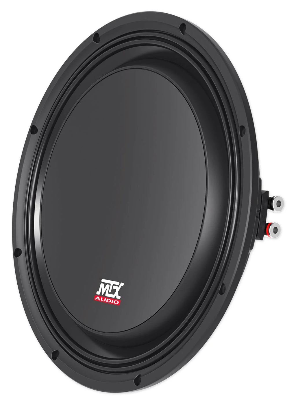 MTX 3512-04S 12in 600W Shallow Subwoofer With Sealed Enclosure, Amplifier And Wires - 3512-04S