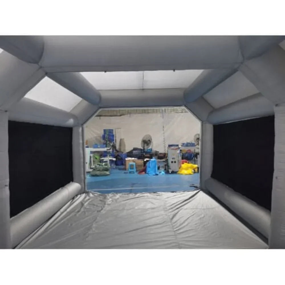 Inflatable Car Paint Spray Booth Work Tent With Filter System 26 x 15 x 10 Ft