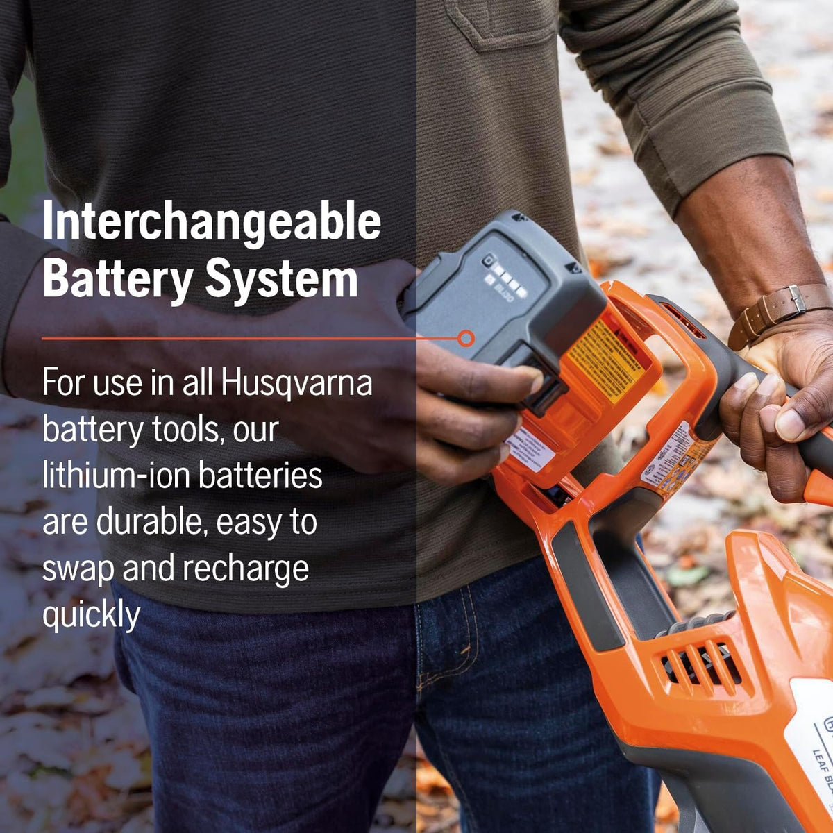 Husqvarna Leaf Blaster 350iB Cordless Leaf Blower 200-MPH 800-CFM 40V 7.5 Ah Battery And Charger - 970569904