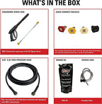 Simpson Gas Pressure Washer 3,400 PSI, 2.5 GPM, 208cc CRX Engine
