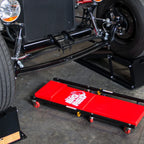 BIG RED 2 Ton Hydraulic Floor Jack Combo With 2 Jack Stands, Garage Creeper And Red Color - W8200
