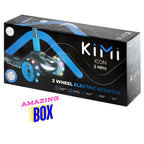 KIMI Kids 3-Wheel Electric Scooter, Adjustable, Ages 2-9, 5MPH, 10 Miles Range