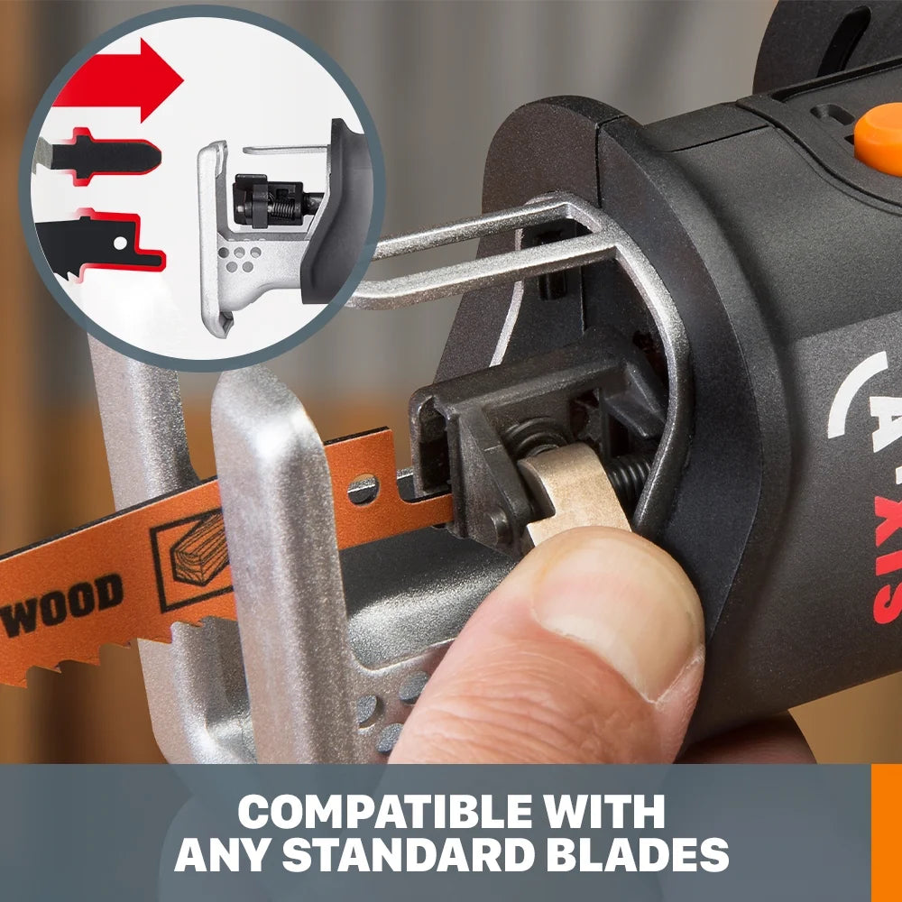 Worx 20V Power Share Axis Cordless Reciprocating & Jig Saw - WX550L.9