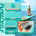FunWater Inflatable Stand Up Paddle Board, 11 ft x 32 in x 6 in - SUP Paddle Accessories