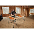 BORA Steel Speedhorse Sawhorse With Auto Release Legs, 30 in H, 2-Pack - PM-4500T