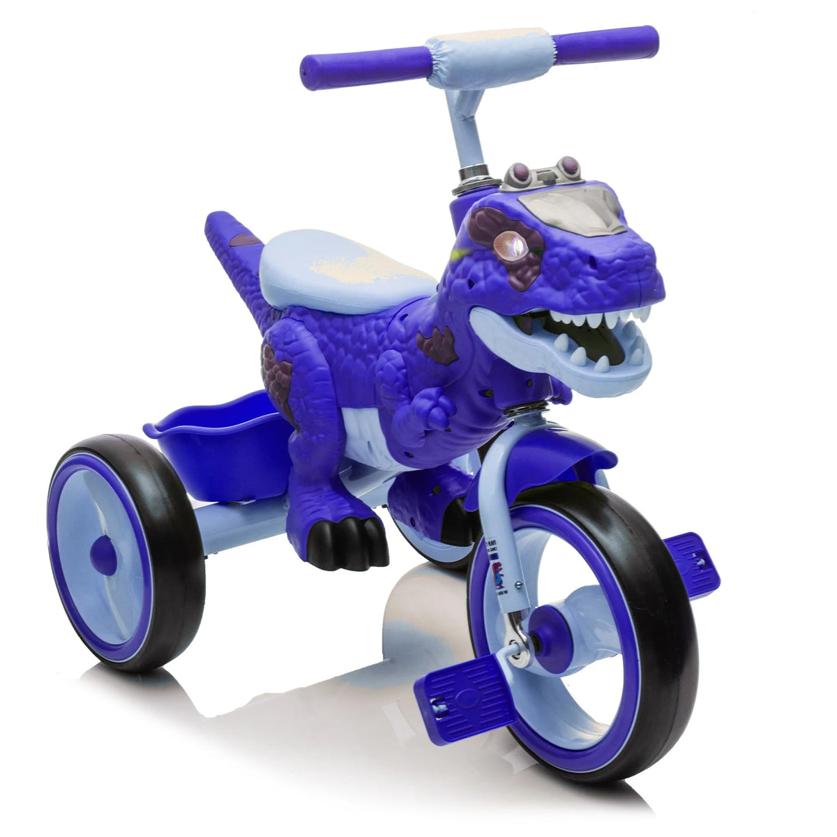 Xuanlur Kids' Dinosaur Tricycle With Flash Wheels, Music And LED Lights - Green
