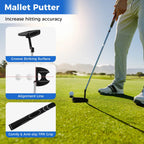 Costway Men's Complete Golf Club Set 10 Pieces With 460cc Alloy Driver